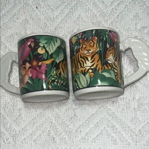 Rain Forest  Ceramic Mug Set